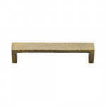 M Marcus Heritage Brass Hammered Wide Metro Design Cabinet Pull 101mm Centre to Centre